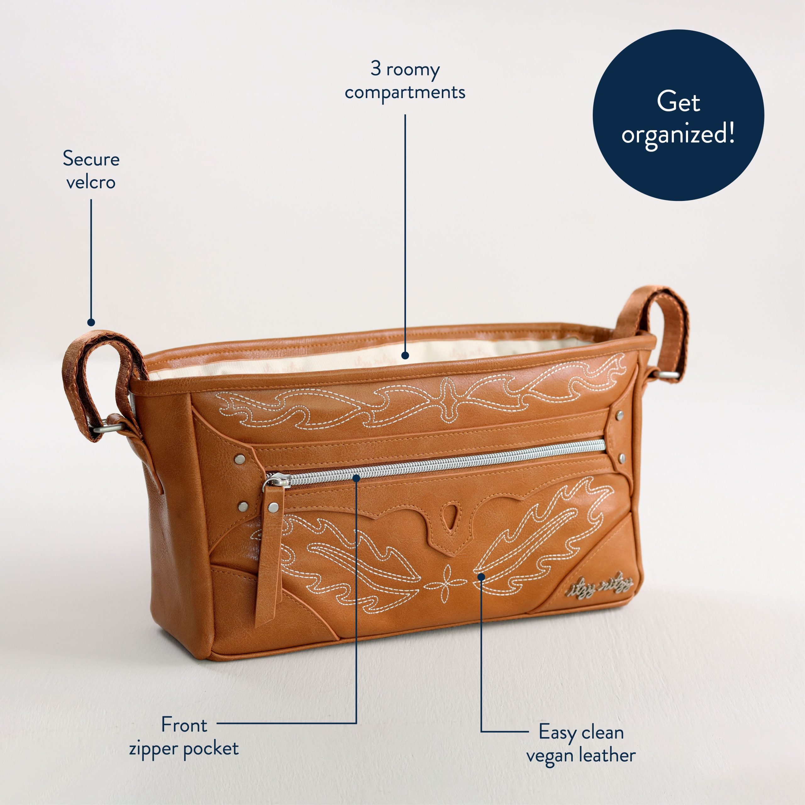Saddle Up Cow Diaper Bag Bundle - Image 4