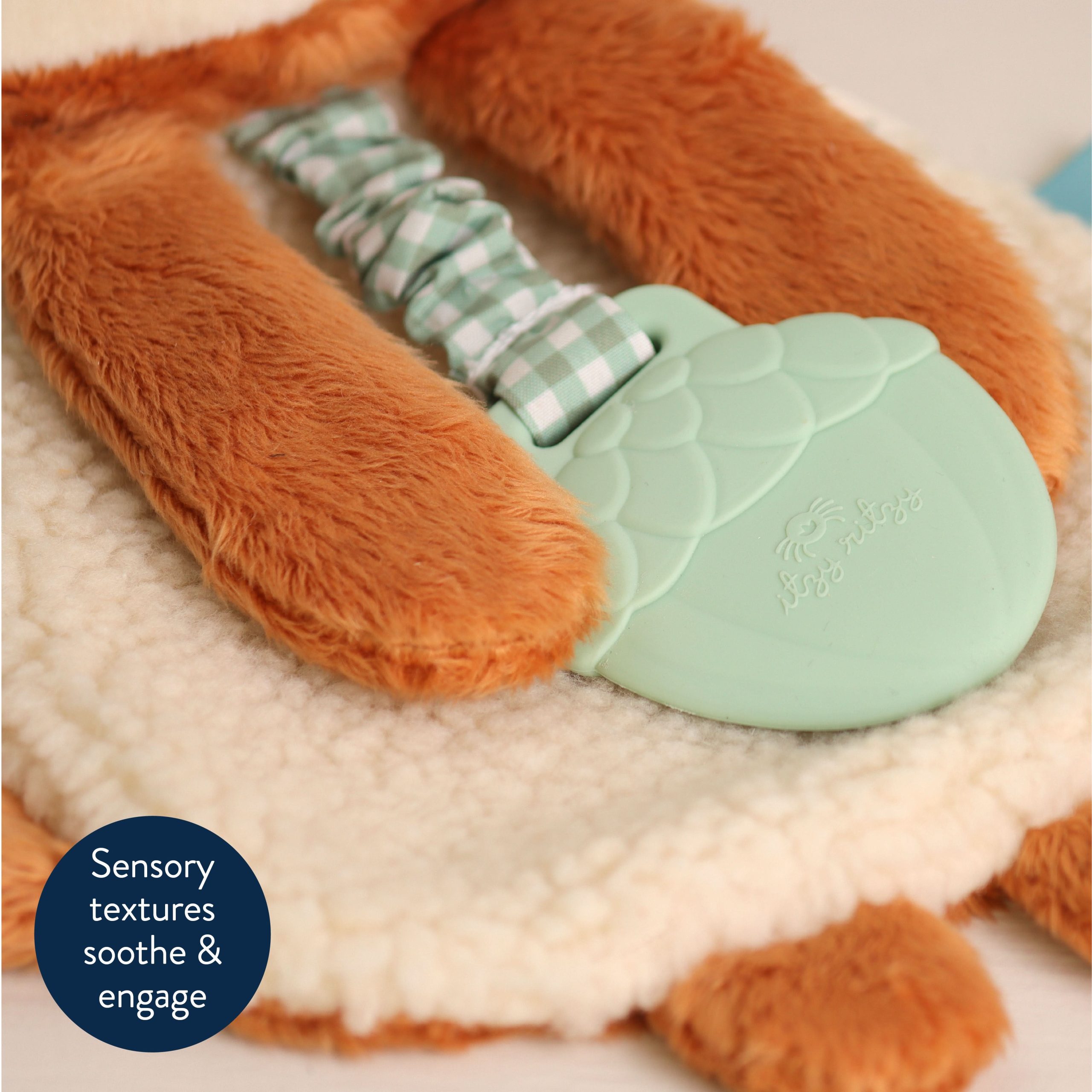 Babylist x Itzy Lovey™ Plush and Teether Toy - Image 3