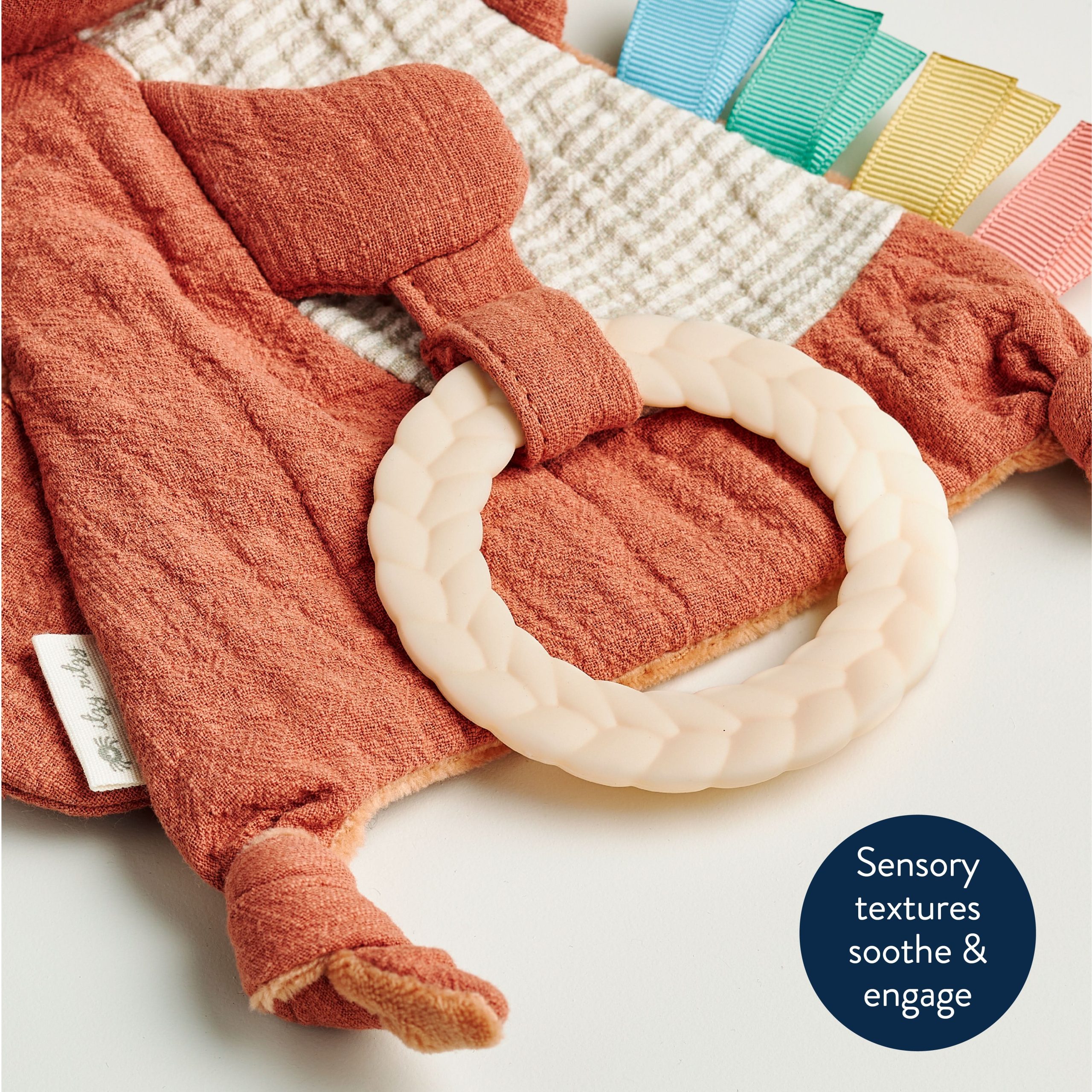 Bitzy Crinkle™ Sensory Crinkle Pal Fox - Image 5
