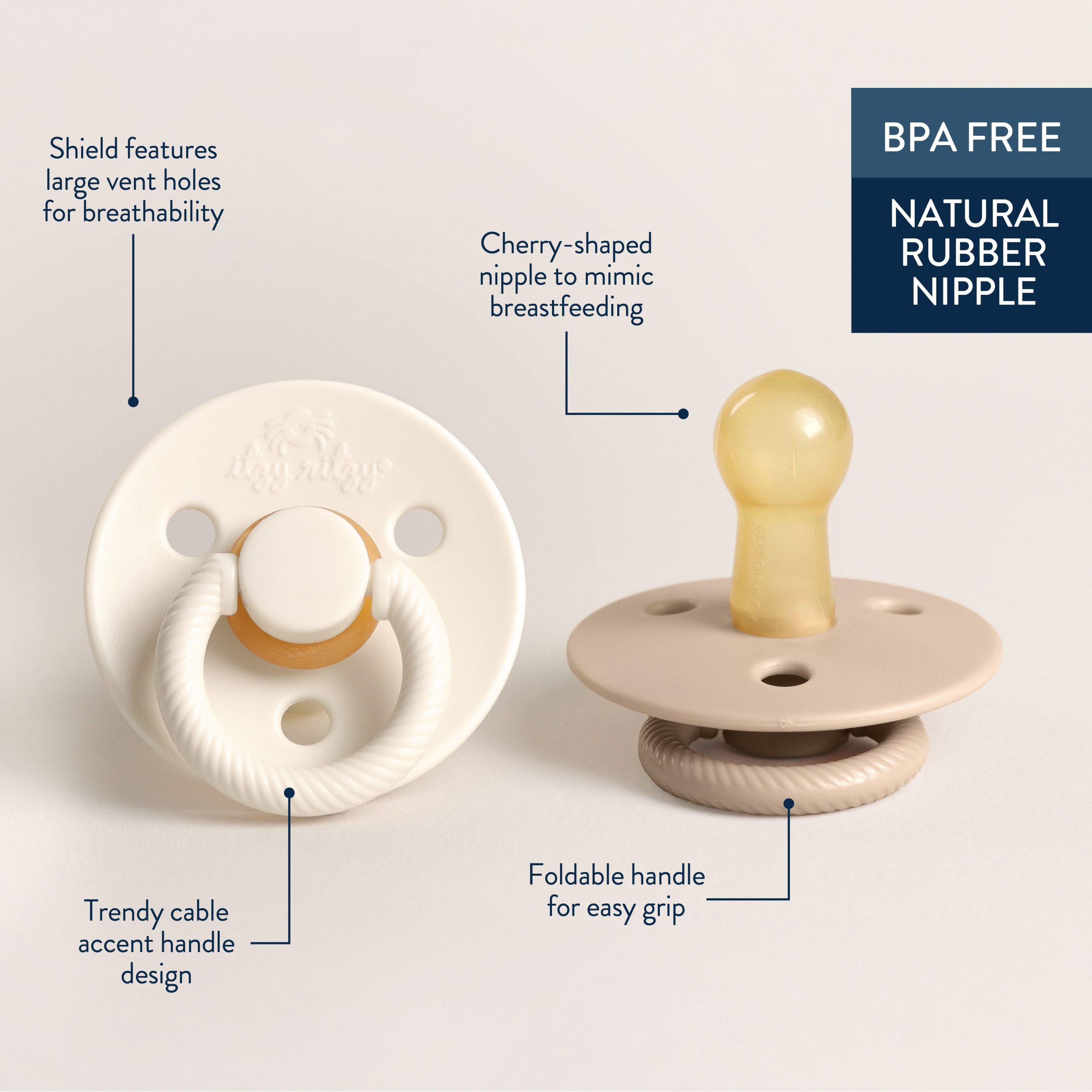 Itzy Soother™ Natural Rubber Pacifier - 6-18M - Image 13