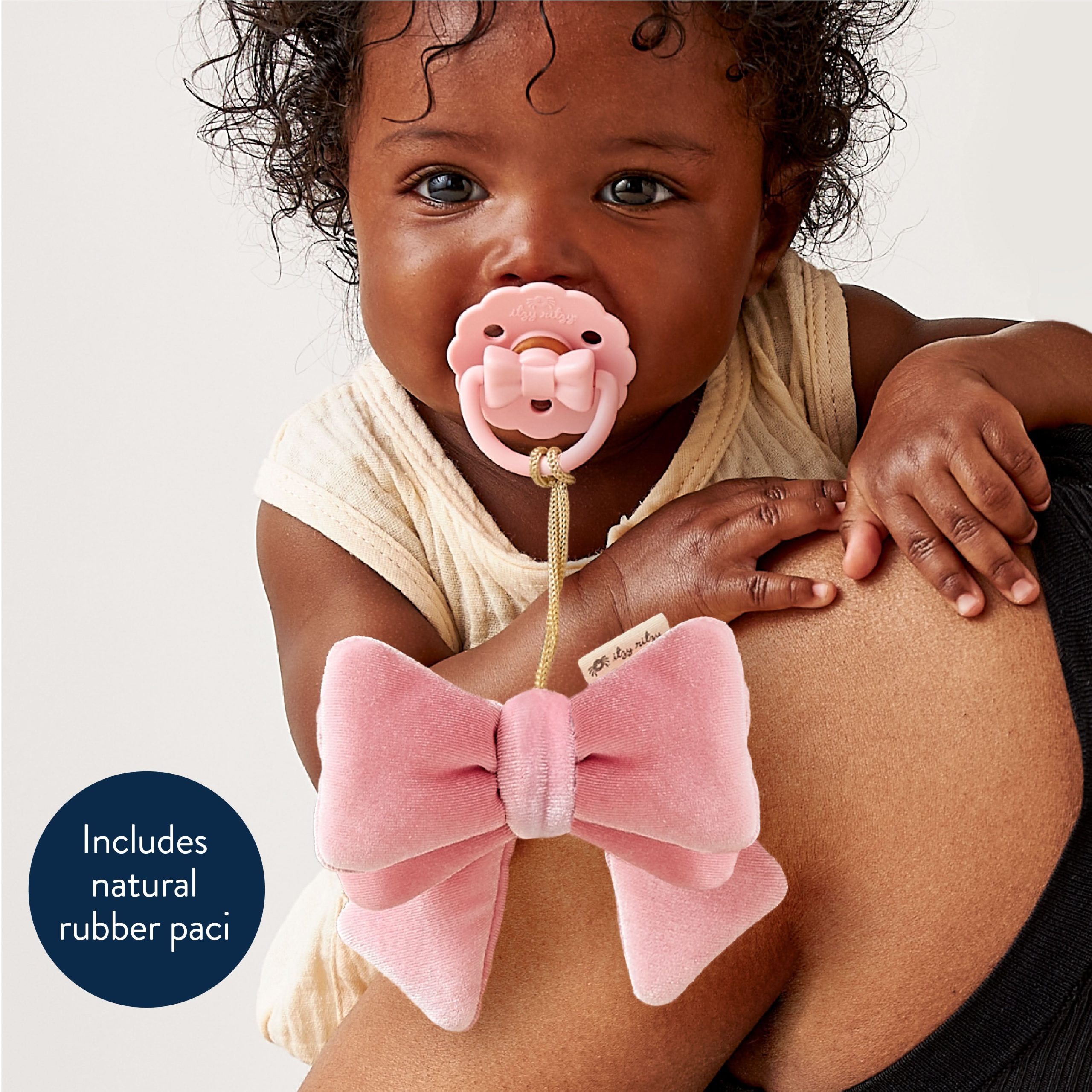 Bitzy Pal™ Natural Rubber Pacifier & Lovey - Image 2