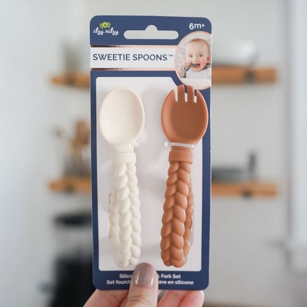 Sweetie Spoons™ - Silicone Baby Fork + Spoon Set - Image 15