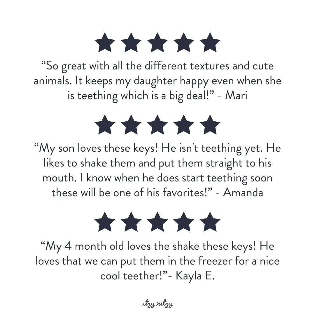 Itzy Keys™ Teething Rings - Image 4