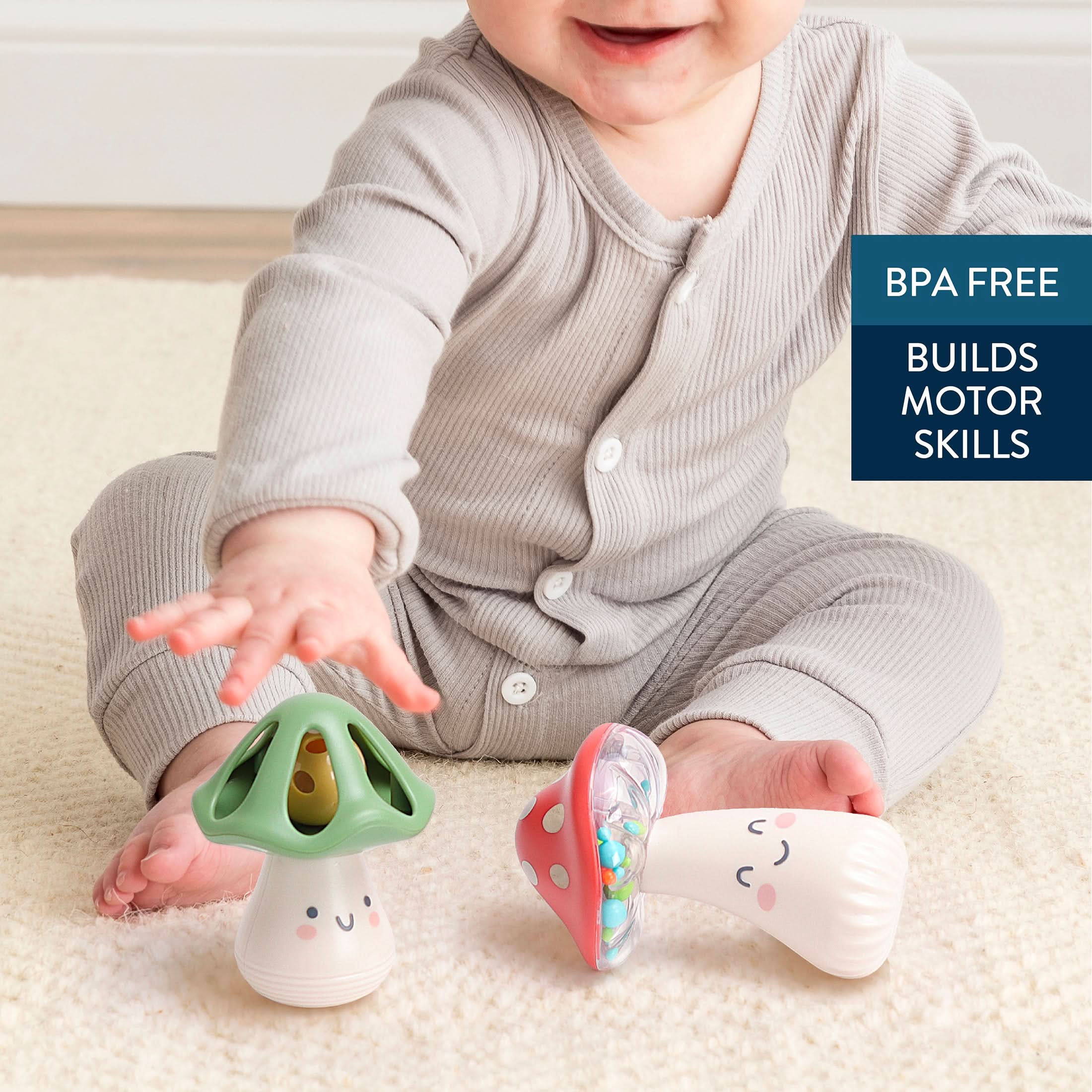 Itzy Mini Maracas™ Musical Rattle Set - Image 4