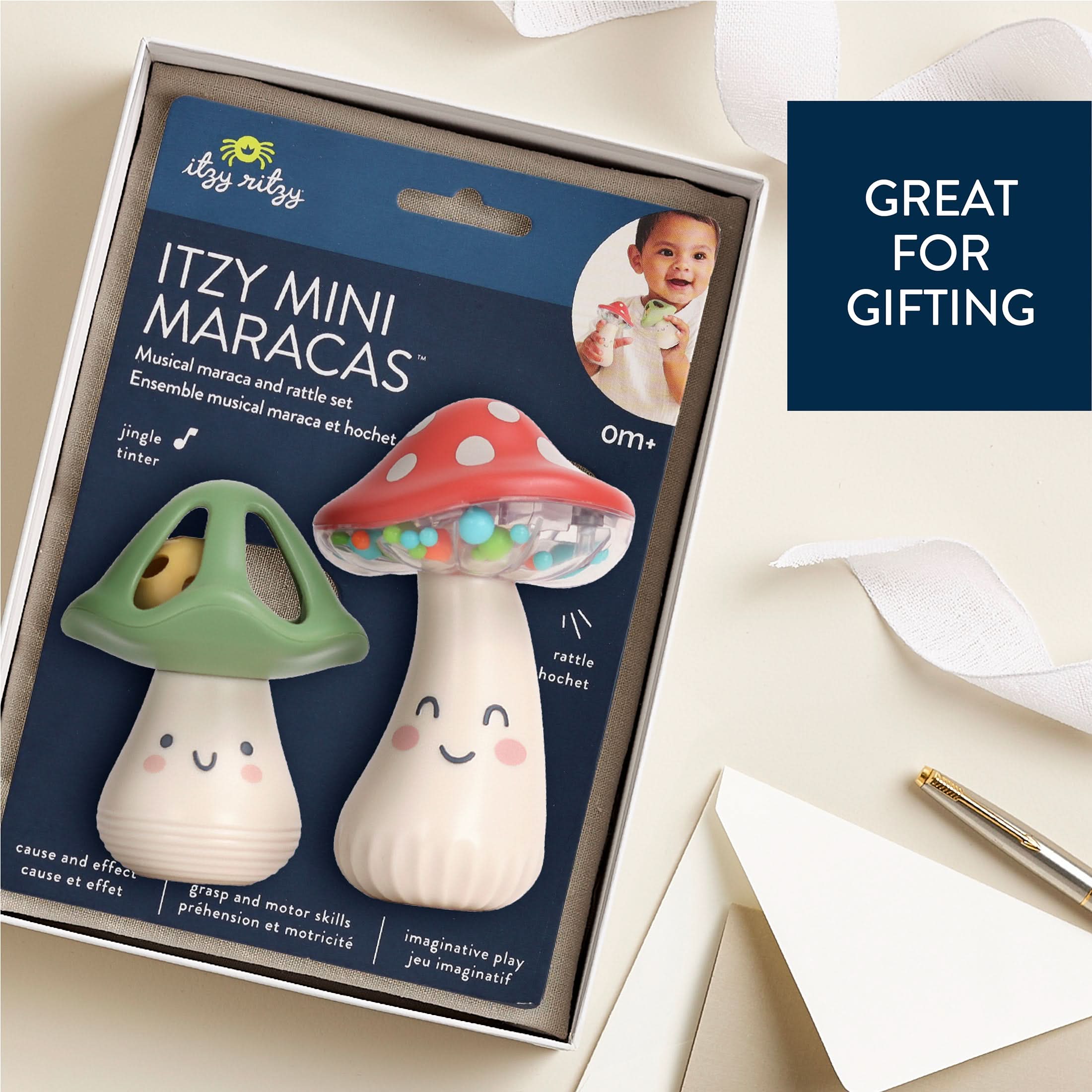 Itzy Mini Maracas™ Musical Rattle Set - Image 6